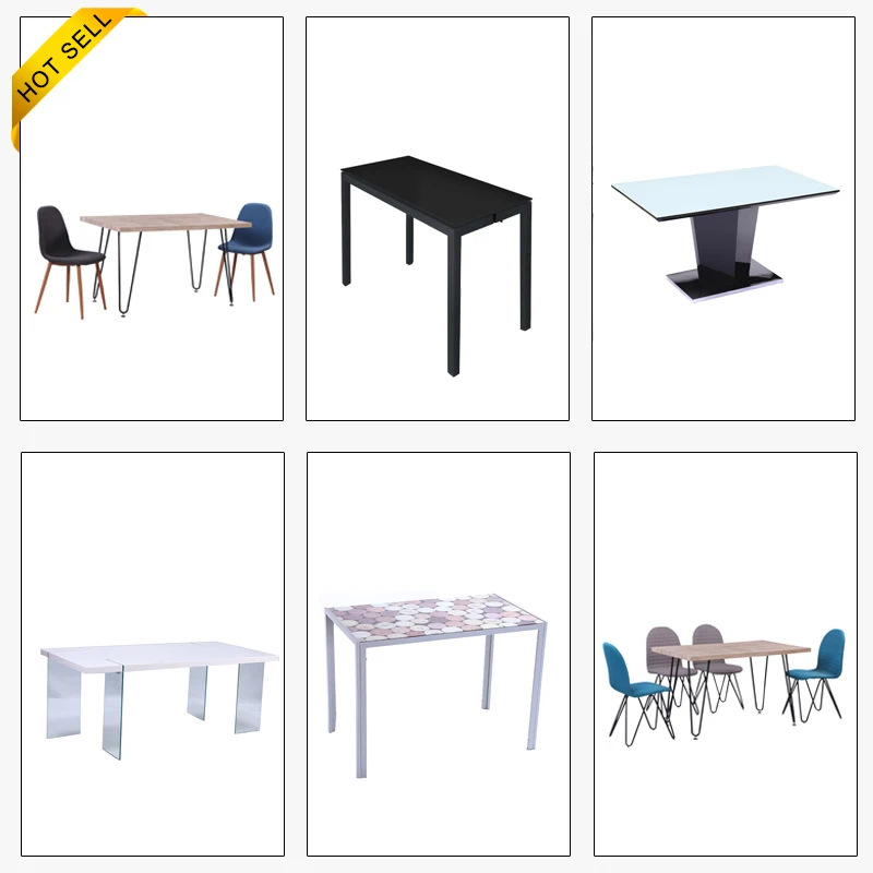 Free Sample Fancy Mdf Mirror Glass Top Large Antique Restaurant Marble Round Dining Table Set For Restaurant