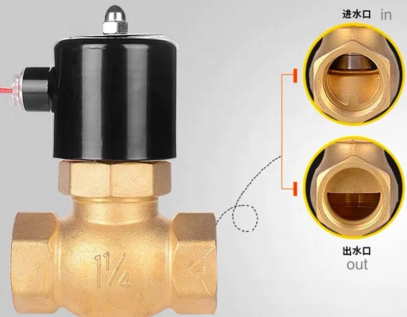Good price 2 way Normally closed guide type 12 volt 12v dc vacuum water solenoid valve