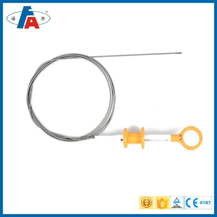 flexible disposable endoscopic biopsy punch forceps with needle plastic cover