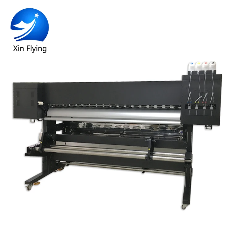 Max print speed is 120m2/h Flex Banner Flatbed Textile Digital Fabric Printing /digital large format inkjet Machine