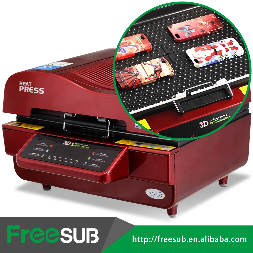 2017 Популярные 3D вакуумной сублимационной печати тепловой машины чехол для телефона кружка печатная машина