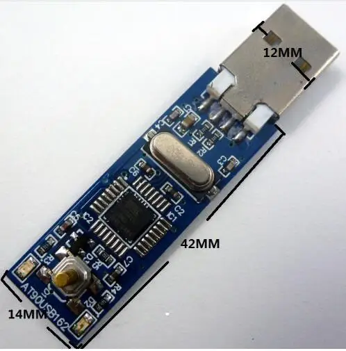 AT90USB162 AVR USB Dongle Development Board Replace ATMEGA32U2 MCU Game DFU Flip
