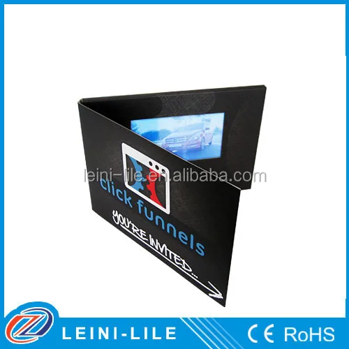 4.3 inch LCD video booklet/Video book