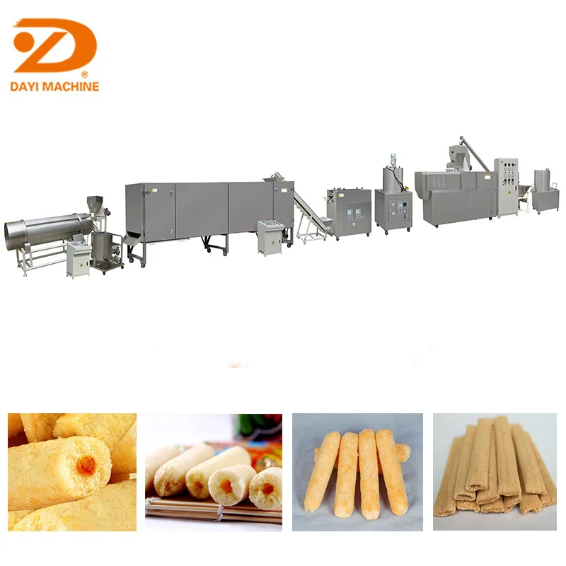 Dayi industrial cheese puff snack food production line