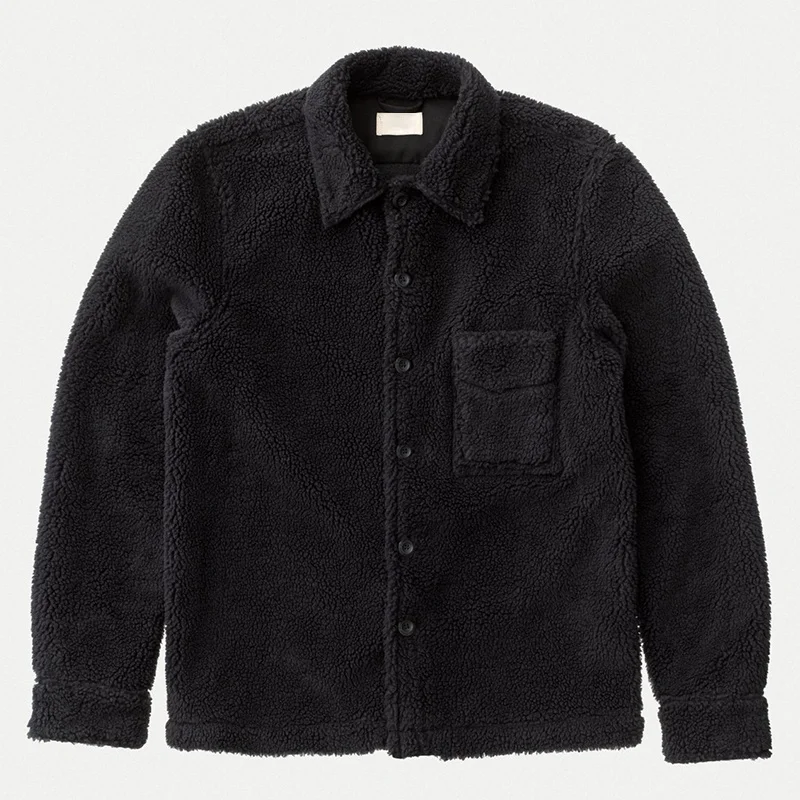 2019 New Style  Fleece Casual Thick  Custom logo and Fabric Jacket  in Autumn Winter