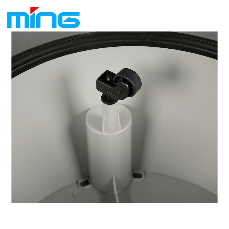 Cheap Rolling Round Plastic Library 2-step Stool with Wheels