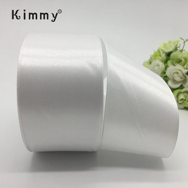4 inch 100mm Satin ribbon for Showy Noble White Wedding Dress