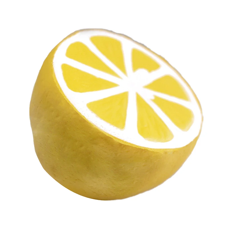 SQUISHY TOY jumbo giant pu foam SQUISHIES wholesale slow rising lemon custom foam squishy