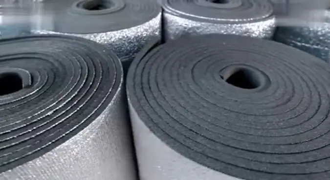 Fire retardant heat resistant polyolefin polyurethane foam roll thermal insulation board