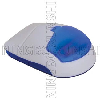  3 in 1 solid white plastic mouse black push keyboard brush business name card holder flip open container office paper clip