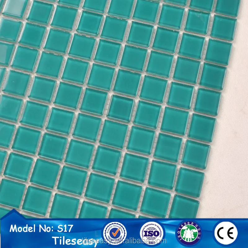 China factory red mosaic glass tile