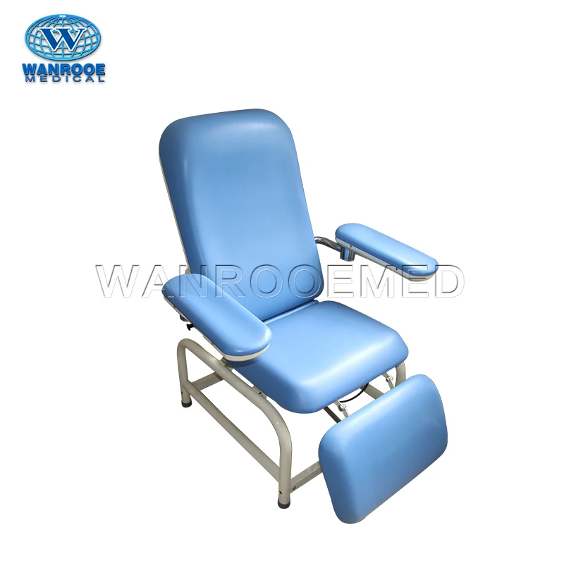 BXS105 Medical Equipment Manual Adjustable Blood Phlebotomy Dialysis Chair Blood Donor Chair