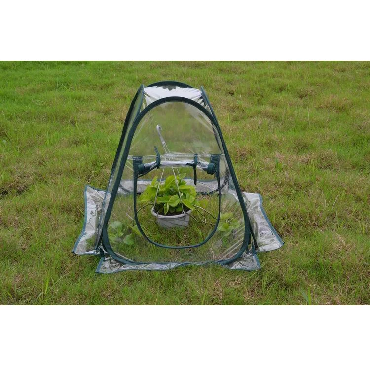 
Small Flower Plant Greenhouse Pop Up Tent For Plants Growth PVC Mini Green House Outdoor Grow Tent 