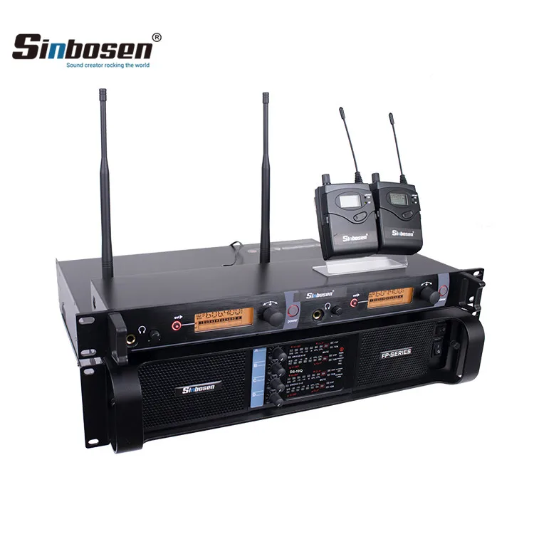In ear monitor M-2050 wireless microphone system 2000W power amp DS-10Q recommended amplifier power for speakers