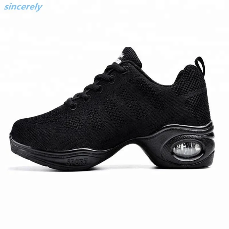 
Wholesale OEM knitted latin dance soft women shoes 