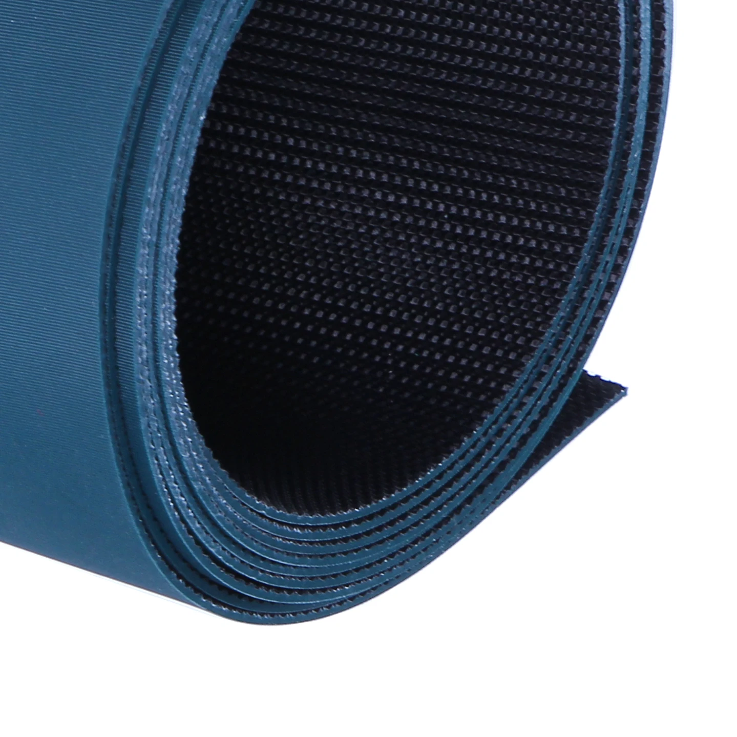 1.0mm blackish green and black flexible transmission machine belt