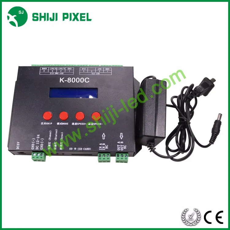 Ingelligent Lighting Solution T-8000 Programmable LED RGB 8192 Pixels Controller K-8000C