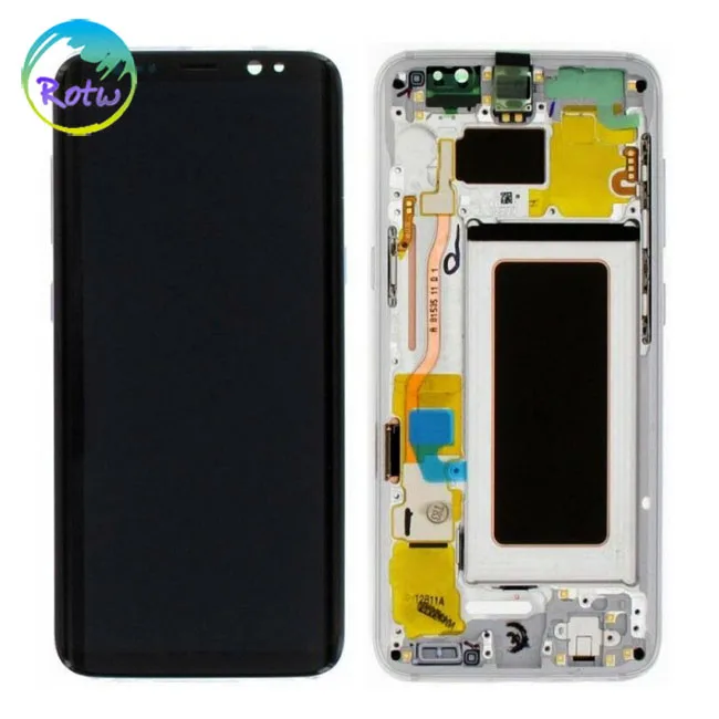 
OEM LCD Display Touch Screen Digitizer Assembly with Frame For samsung galaxy S8 G950 lcd 