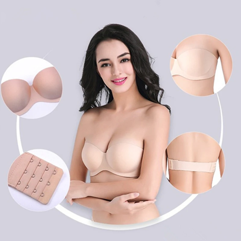 Latest Bra Models Strapless Plus Size Sexy Lady Underwear Photos