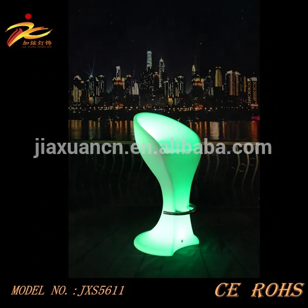 garden led glow furniture outdoor chair,led stool