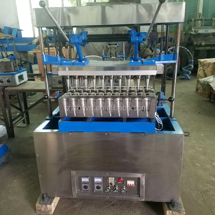 Many heads cafe shop applicable ice cream cone making machine/equipment