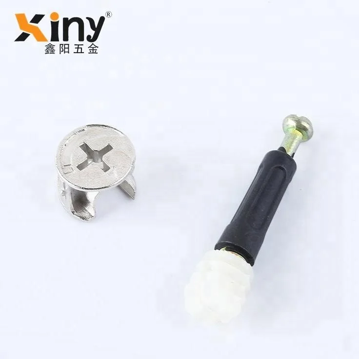 Hardware 3 in 1 Plastic Furniture Cam Lock Fittings Connector Fitting