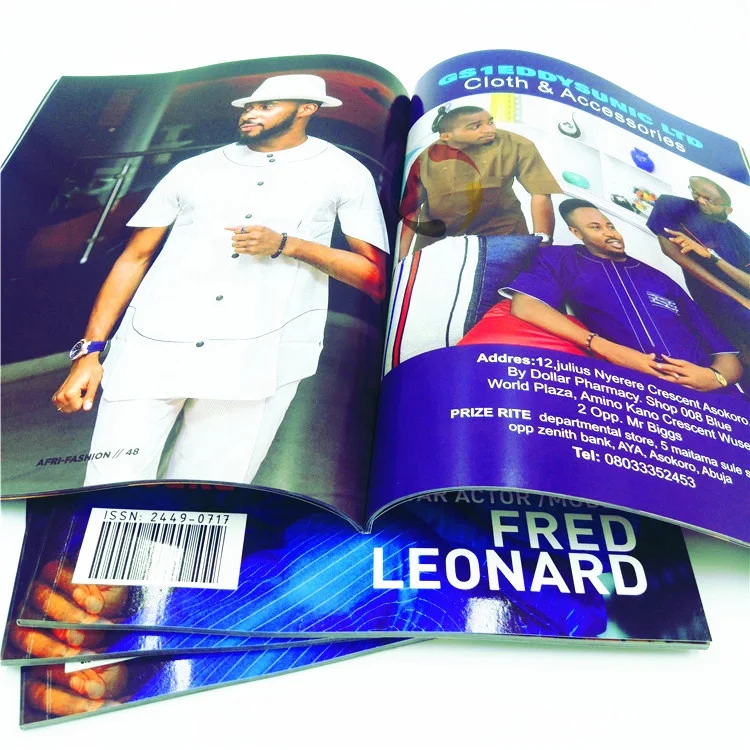 Fashion bulk overseas China cheap paperback magazine printing