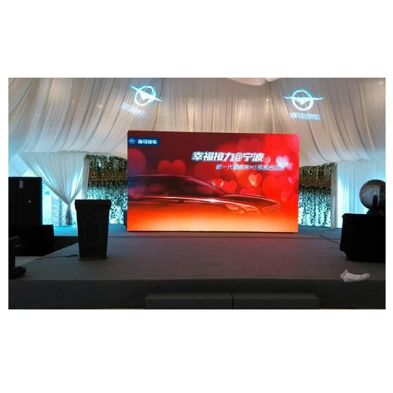 P2.5 Indoor aluminum cbainet 640*640mm Rental LED Video Wall