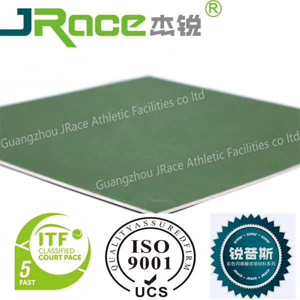 SPU Tennis court floor coating with ITF certificated