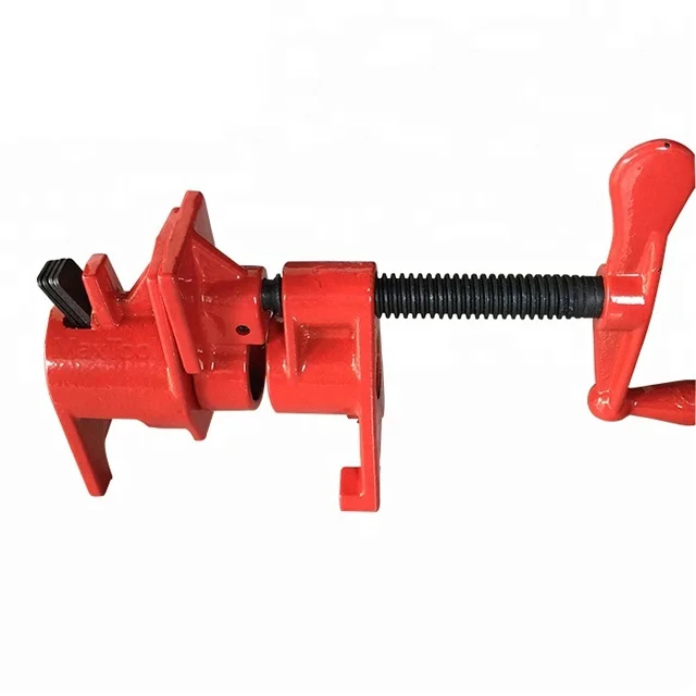 
American-style light duty quick release 1/2inch 3/4 inch woodworking pipe clamp with or without legs sliding pipe clamp 