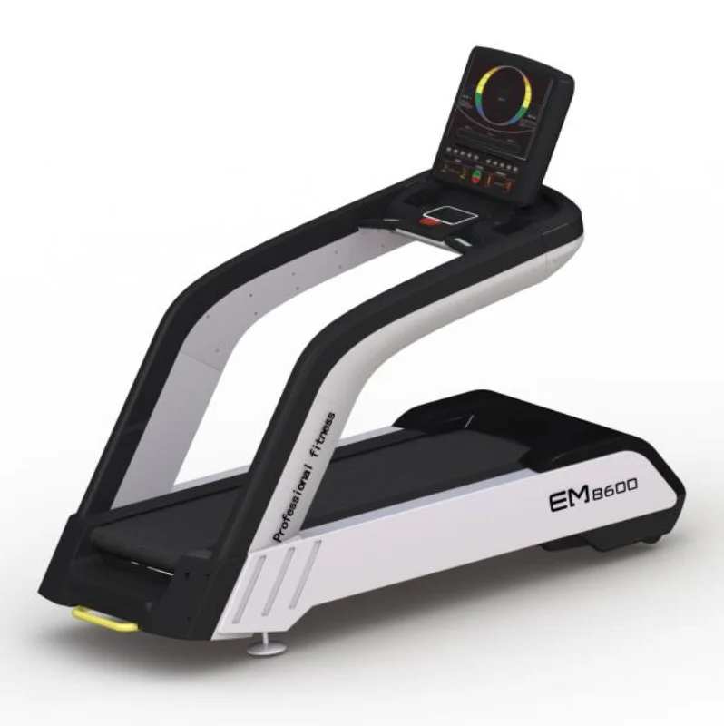 EM8600 professional commercial body fit gym master fitness equipment touch screen treadmill for gym body building