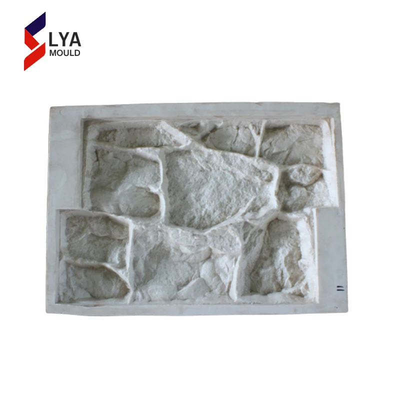 veneer silicone rubber 3d wall panel molds for production artificial stone