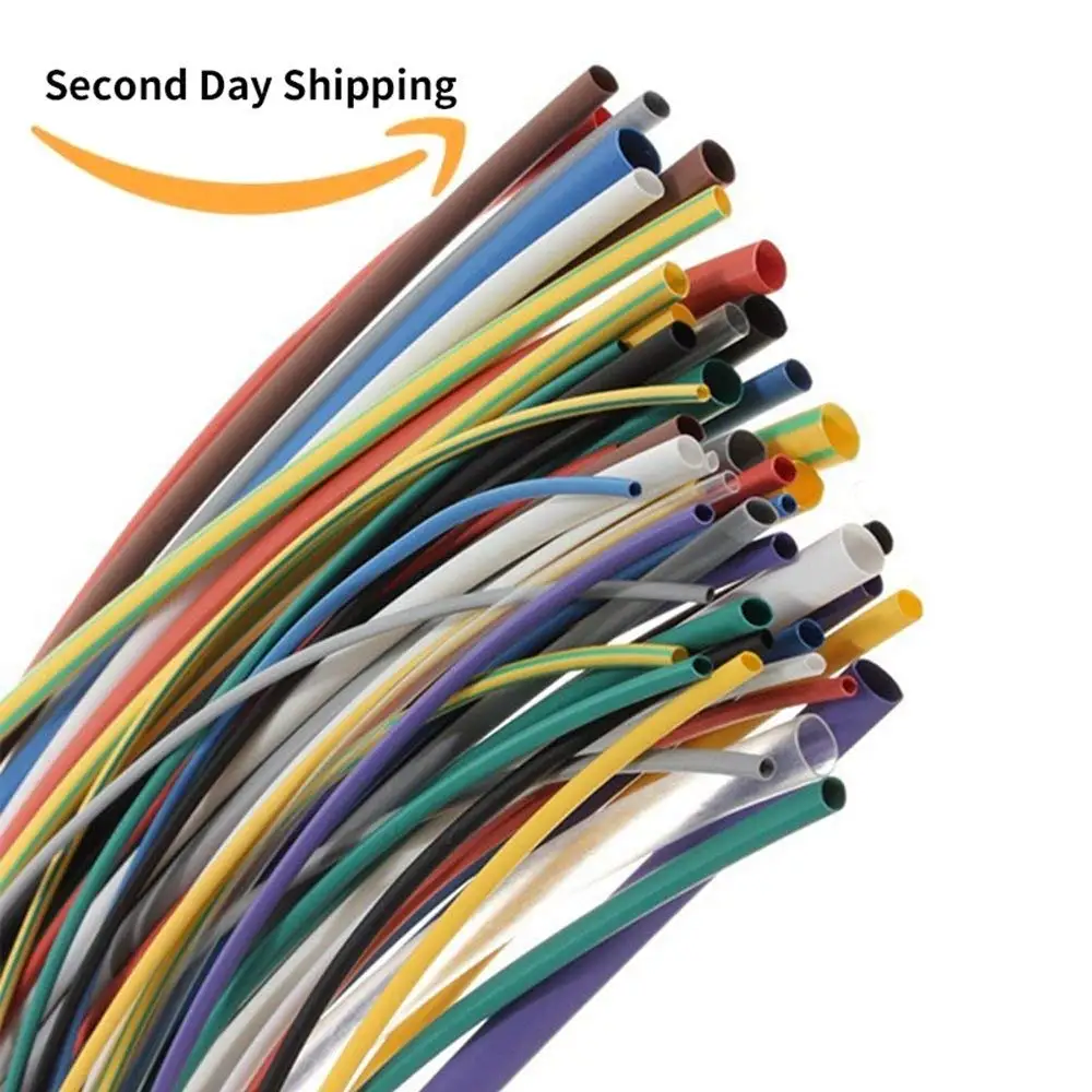 
heat shrink tube heat shrinking tubing 2:1 shrinking radio PE shrinkable sleeve single wall wire repairing low voltage 