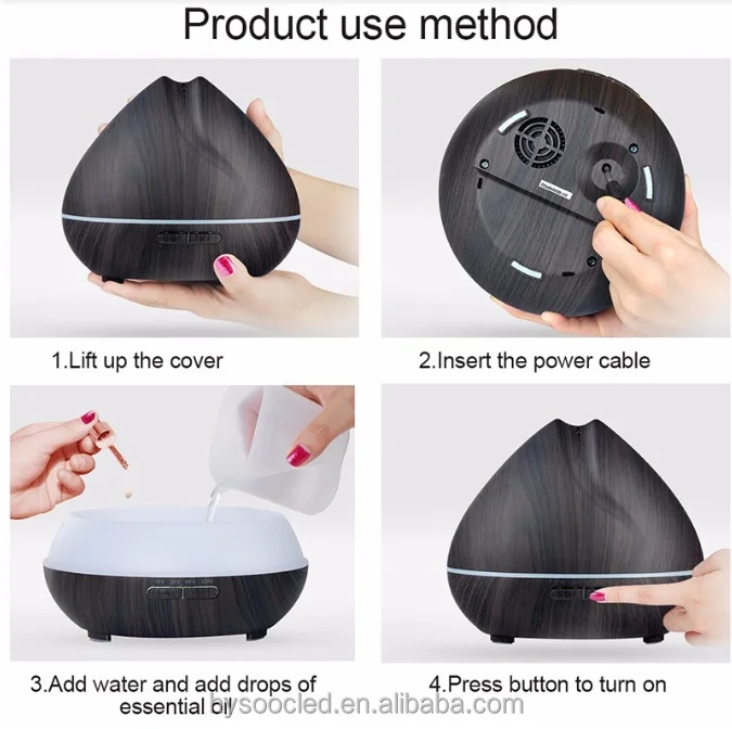 home led ultrasonic diffuser essential oil aroma humidifier diffuser ultrasonic aroma therapy oil diffuser aroma essential