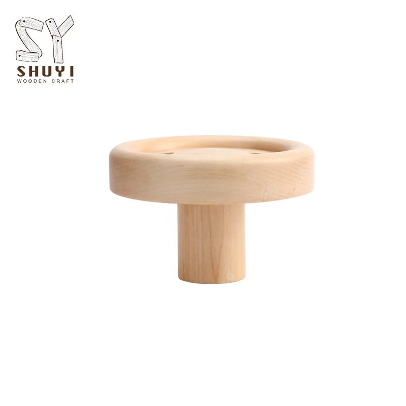 Easy Use Maple Vintage Wood Coat Hook Single Wall Hook