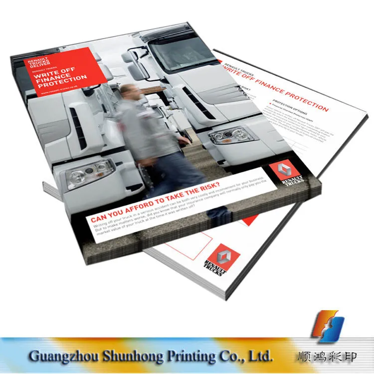 Printing factory design express brochure a5 flyer magazine catalogue