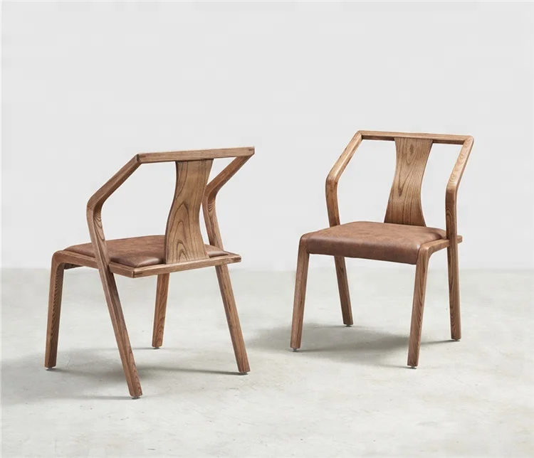 Элегантный дизайн обеденный деревянный буфетный стул для ресторана без