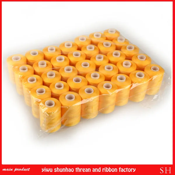 SH brand 100% spun bulk polyester sewing thread 40/2 for hand stitching sewing thread