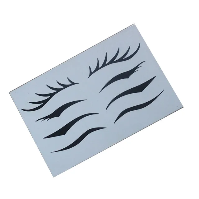 
custom made eyeliner eyebrow tattoo stickers 