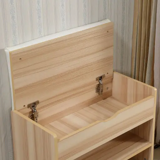 Home Center Design Wooden Shoe Cabinet