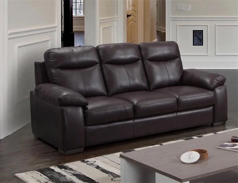 YL7107 Popular European style modern leather Living Room Furniture Sofa set