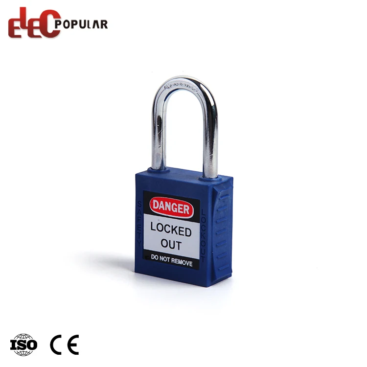 New Style High Security Hardened Solid Steel Shackle ABS Safety Padlock