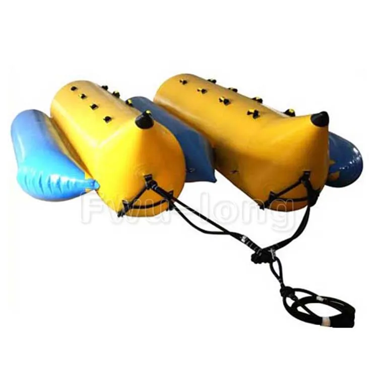 
Hot sale original manufacturer customized PVC low price water cheap inflatable banana boat/inflatable flying banana boat 
