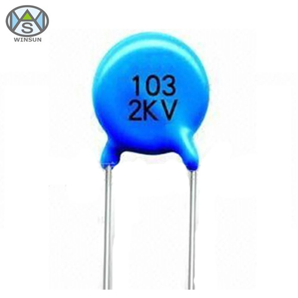 Синие Керамические дисковые конденсаторы высокого напряжения по лучшей цене