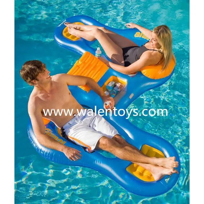Inflatable Pool Float Lounger Swim Chair Lounge Water Raft Sun Fun Lake Mattress
