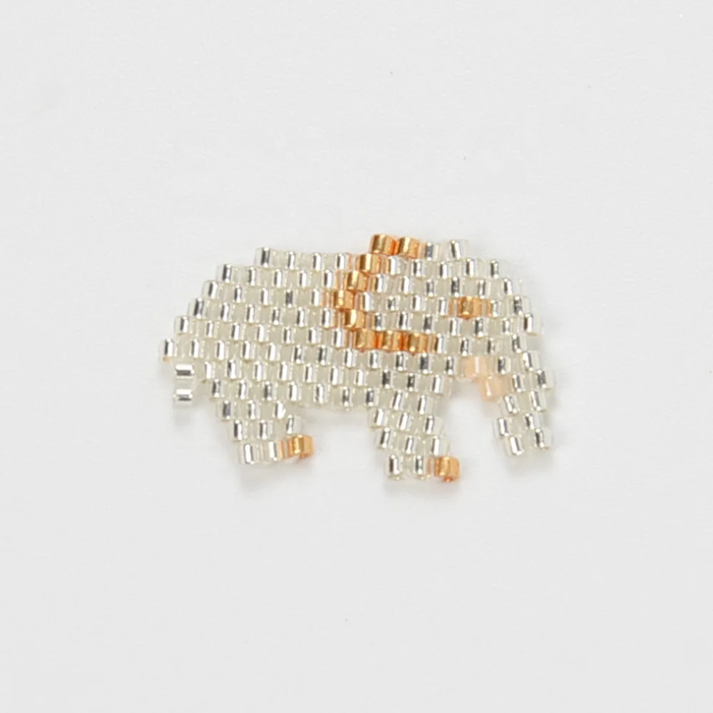 Moyamiya wholesale handmade jewelry delica beads elephant miyuki pendant charms Chinese online markets