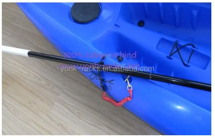 YONK Kayak Accessories  red green blue yellow orange Kayak Paddle Leash with hook