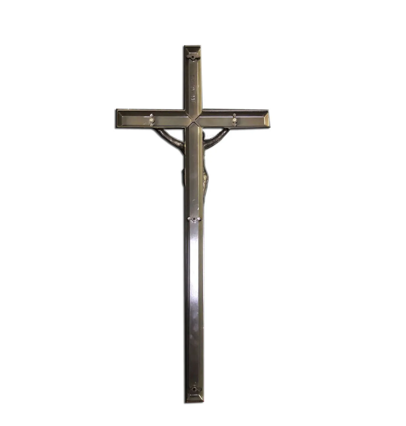 D068 old brass funeral funeral casket crucifx coffin cross with Jesus