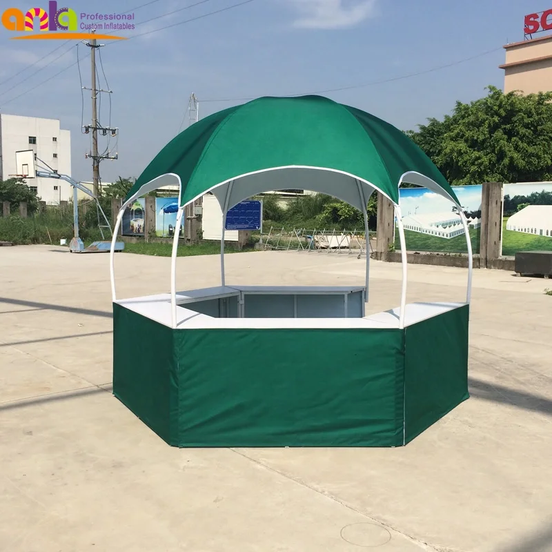 Outdoor advertising and trade show tent PVC material kiosk booth folding tent for promotional sale