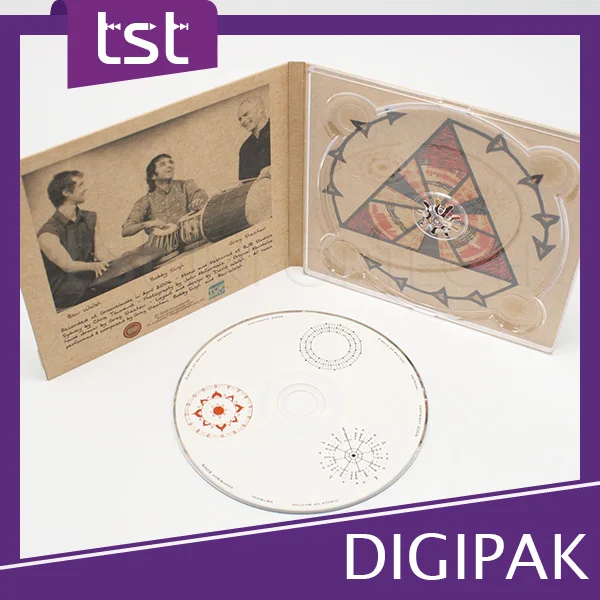 подгонянная конструкция картон cd дигипак